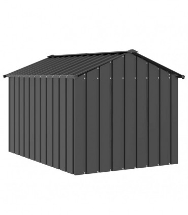vidaXL Dog House with Roof 113x153x101 cm Galvanised Steel