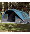 vidaXL Family Tent Tunnel 7-Person Blue Waterproof