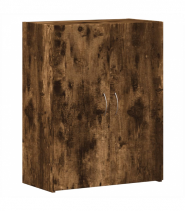 vidaXL File Cabinet Smoked Oak 60x32x77.5 cm Engineered Wood
