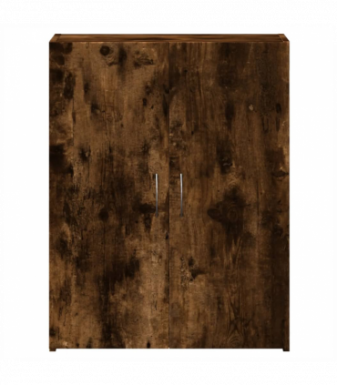 vidaXL File Cabinet Smoked Oak 60x32x77.5 cm Engineered Wood