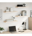 vidaXL Floating Shelves 4 pcs 60x23.5x4 cm Engineered Wood