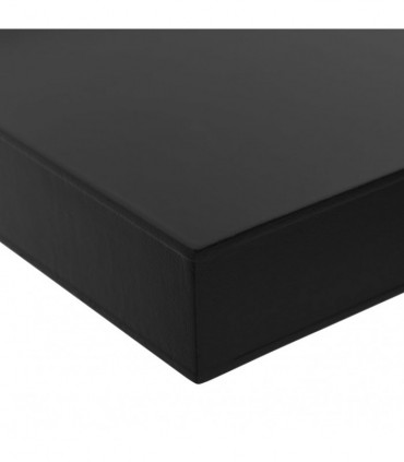 vidaXL Floating Wall Shelves 2 pcs Black 40x20x3.8 cm