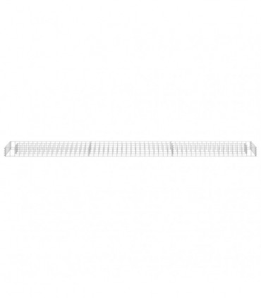 vidaXL Gabion Raised Bed Galvanised Steel 270x30x10 cm