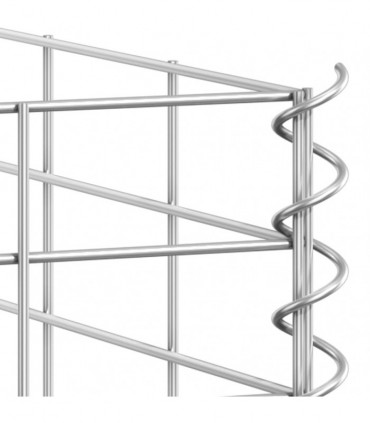 vidaXL Gabion Raised Beds 3 pcs 30x30x50 cm Iron