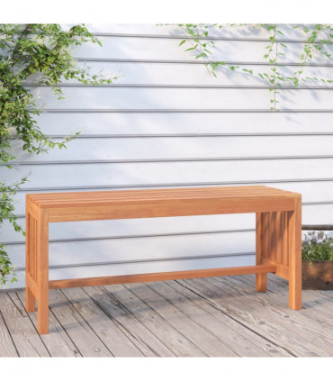 vidaXL Garden Bench 110 cm Solid Wood Eucalyptus
