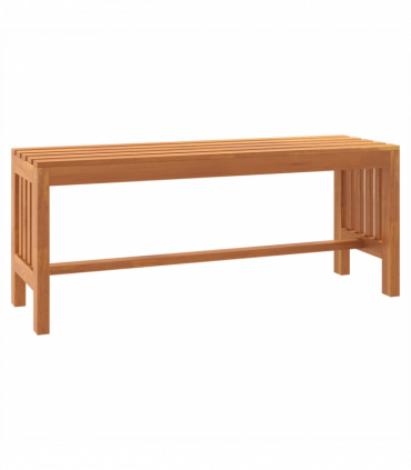 vidaXL Garden Bench 110 cm Solid Wood Eucalyptus