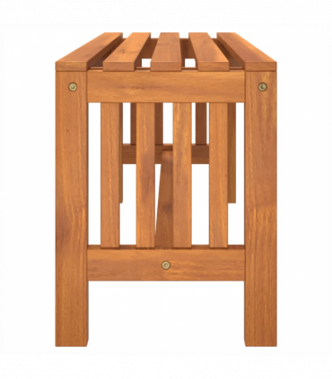 vidaXL Garden Bench 110 cm Solid Wood Eucalyptus