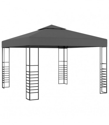 vidaXL Garden Marquee 3x3 m Anthracite