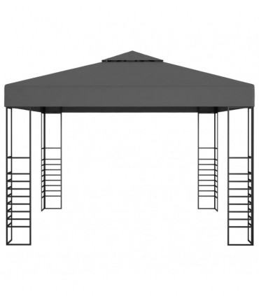 vidaXL Garden Marquee 3x3 m Anthracite