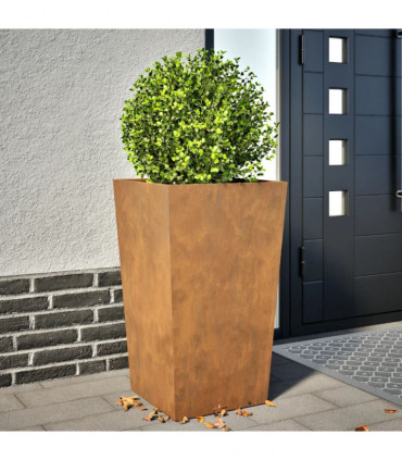 vidaXL Garden Planter 45x45x75 cm Corten Steel