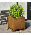 vidaXL Garden Planters 2 pcs 30x30x30 cm Corten Steel