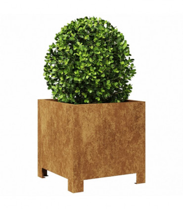 vidaXL Garden Planters 2 pcs 30x30x30 cm Corten Steel