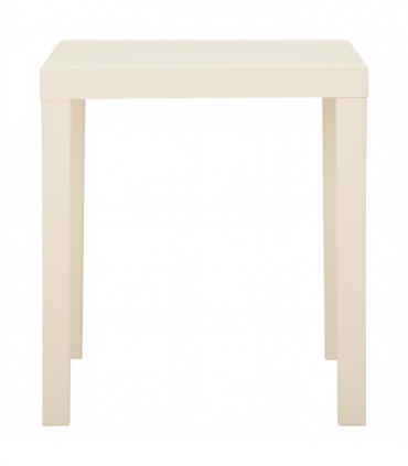 vidaXL Garden Table White 79x65x72 cm Plastic