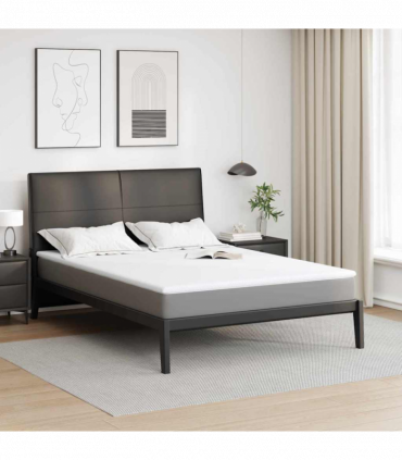 vidaXL Mattress Pads White 140 x 190 cm 100% polyester jacquard fabric