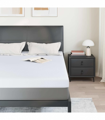 vidaXL Mattress Pads White 160 x 200 cm 100% polyester jacquard fabric