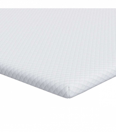 vidaXL Mattress Pads White 180 x 200 cm 100% polyester jacquard fabric