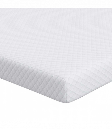 vidaXL Mattress Pads White 180 x 200 cm 100% polyester jacquard fabric
