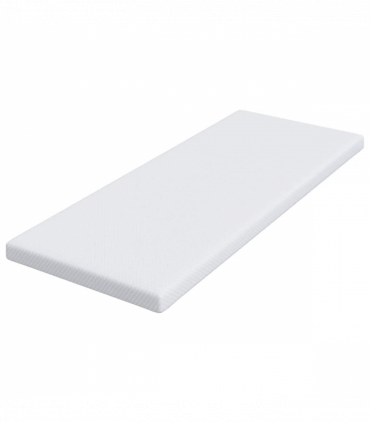 vidaXL Mattress Pads White 70 x 200 cm 100% polyester jacquard fabric