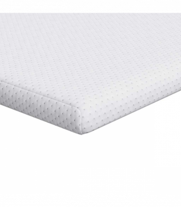 vidaXL Mattress Pads White 70 x 200 cm 100% polyester jacquard fabric