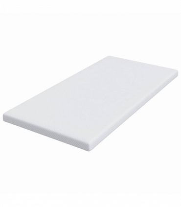vidaXL Mattress Pads White 90 x 200 cm 100% polyester jacquard fabric