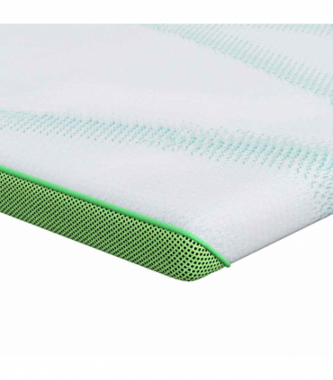 vidaXL Mattress Pads White and Green 120 x 200 cm