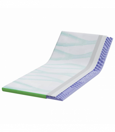 vidaXL Mattress Pads White and Green 120 x 200 cm
