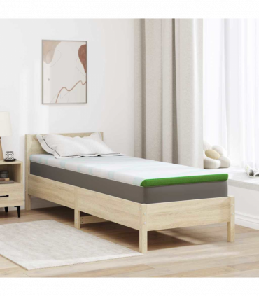 vidaXL Mattress Pads White and Green 70 x 200 cm