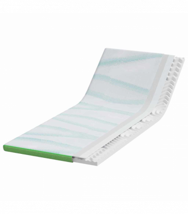 vidaXL Mattress Pads White and Green 70 x 200 cm