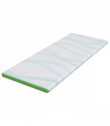 vidaXL Mattress Pads White and Green 70 x 200 cm
