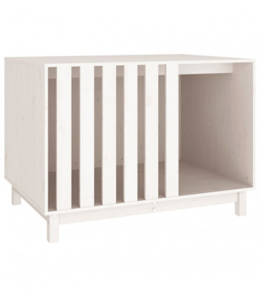Dog House White 100x70x72 cm Solid Wood Pine