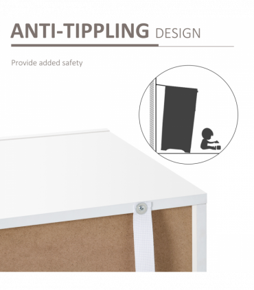 High Gloss LED Cabinet Cupboard Sideboard Console with RGB Lighting White