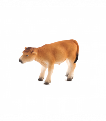 Jersey Calf Standing Toy  Realistic Farm Animal Model