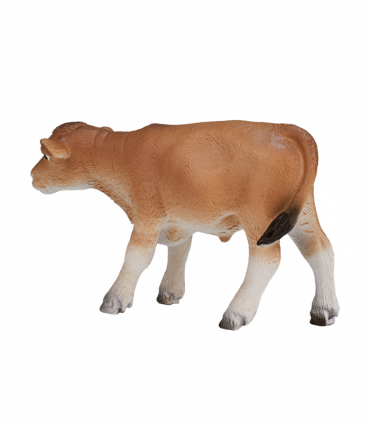 Jersey Calf Standing Toy  Realistic Farm Animal Model