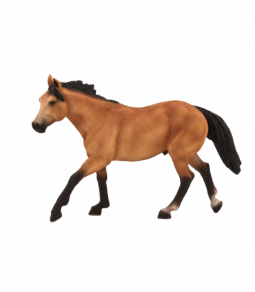 Quarter Horse Buckskin Toy  Realistic Equestrian Figure