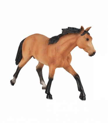 Quarter Horse Buckskin Toy  Realistic Equestrian Figure