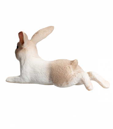 Rabbit Lying Down Toy  Realistic Small Animal Figurine