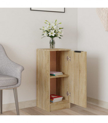 Sideboard Sonoma Oak 30x30x70 cm Engineered Wood