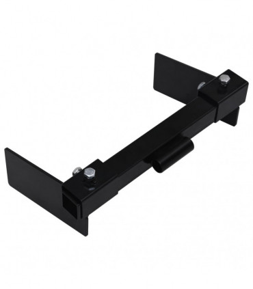 Snow Plow Adapter for Lawn Mower Black