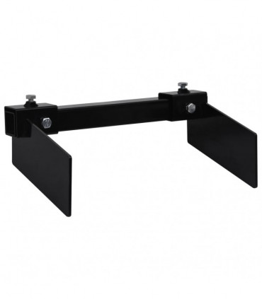 Snow Plow Adapter for Lawn Mower Black