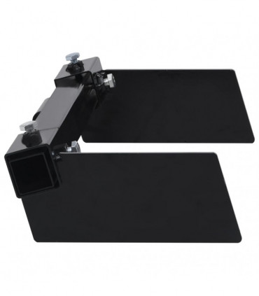 Snow Plow Adapter for Lawn Mower Black