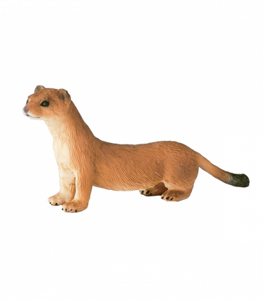 Stoat Toy Figure  Realistic Small Mammal Model