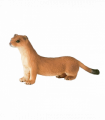 Stoat Toy Figure  Realistic Small Mammal Model
