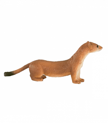 Stoat Toy Figure  Realistic Small Mammal Model