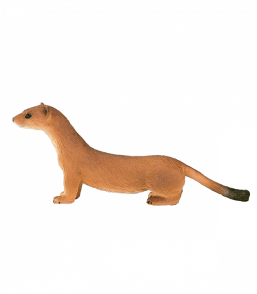 Stoat Toy Figure  Realistic Small Mammal Model