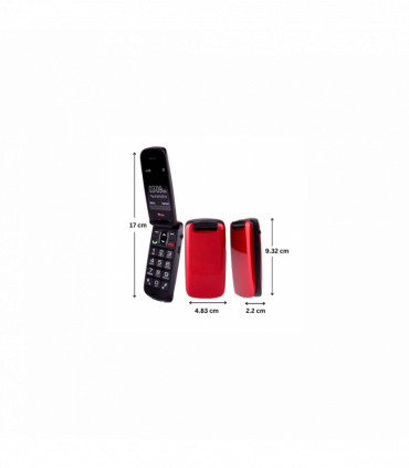 TTfone Star TT300 Red with Vodafone Pay As You Go