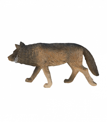 Timber Wolf Walking Toy  Realistic Wildlife Figurine