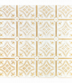 White 13 (Gold): Decorative Ceiling & Wall Panels - 2m2 (21.52 sqft) - 8 Panels