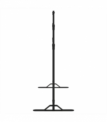 vidaXL Backdrop Stand Black 305x243 cm Steel