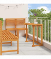 vidaXL Garden Bistro Set 5 pcs Brown Solid acacia wood