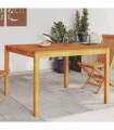 vidaXL Garden Dining Table 110x110x75 cm Solid Wood Acacia
